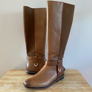 Cole Haan Leather Brown Knee Length Women's Boots Size 6B